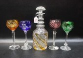 BOHEMIAN CUT CRYSTAL DECANTER