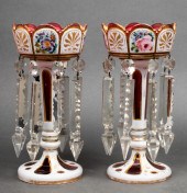 BOHEMIAN CUT GLASS LUSTRES, PA