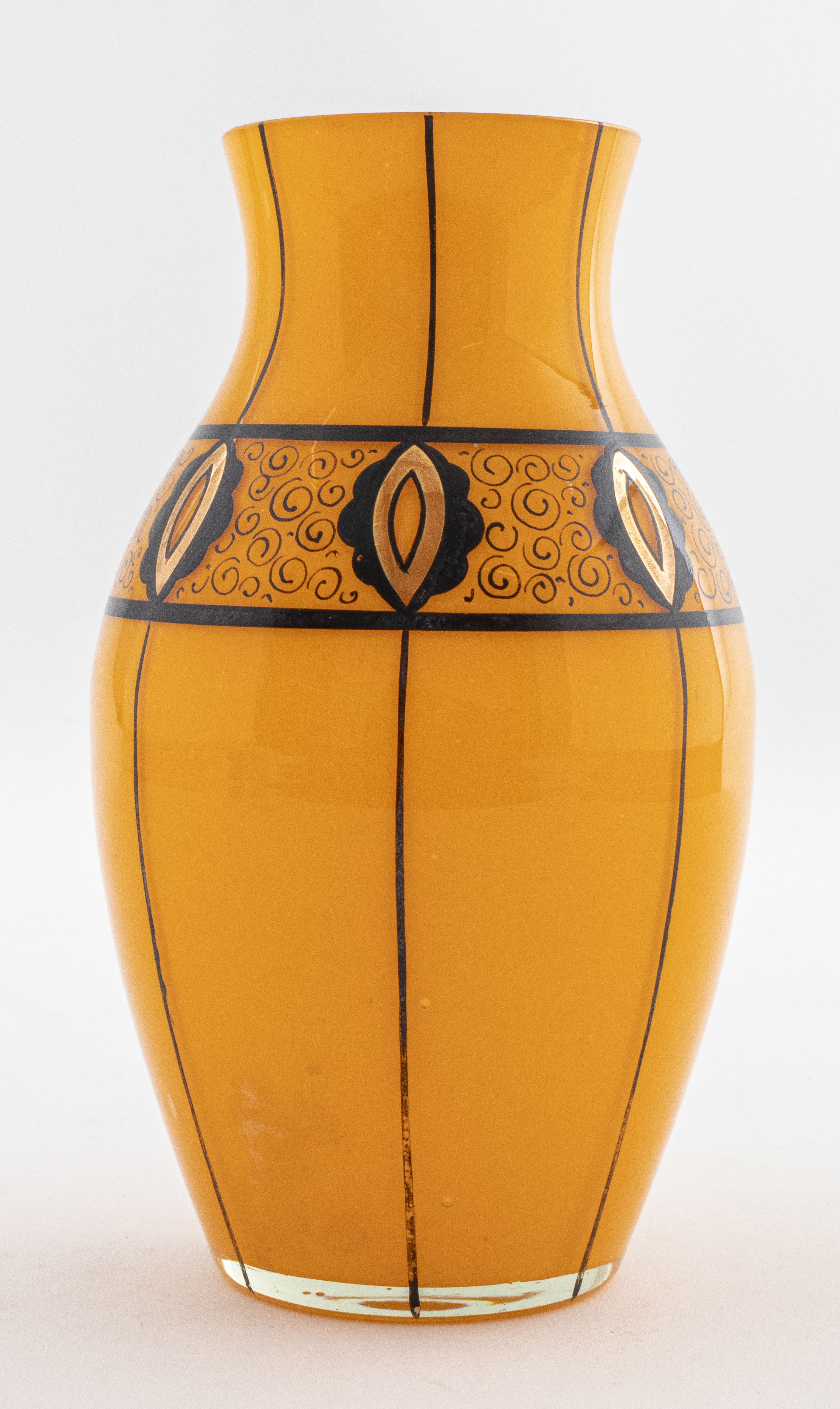 BOHEMIAN CZECH ART GLASS & ENAMEL