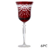 BOHEMIAN CZECH CRYSTAL RUBY RE