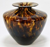 BOHEMIAN CZECH OXBLOOD ART GLA