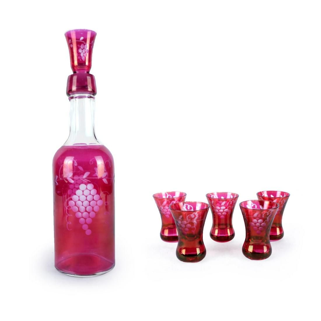 BOHEMIAN DECANTER SETVintage