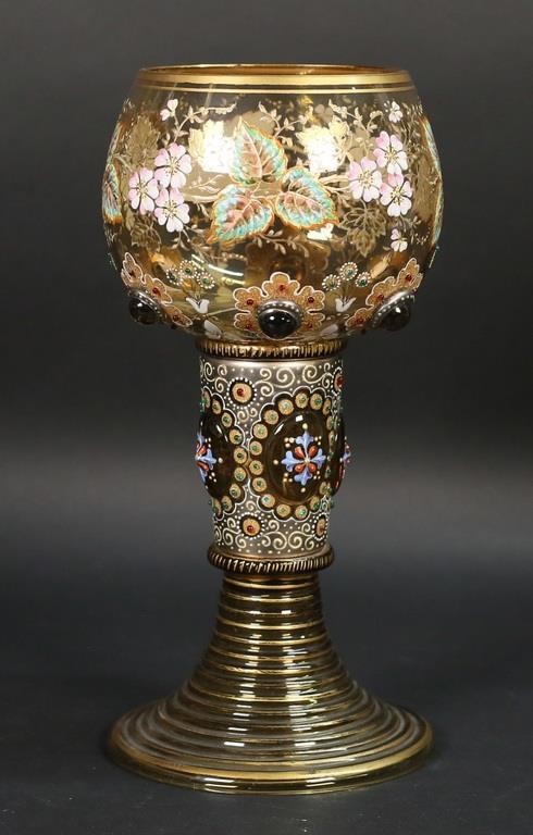 BOHEMIAN ENAMEL & JEWELED