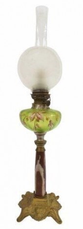 BOHEMIAN ENAMELED ART GLASS BA