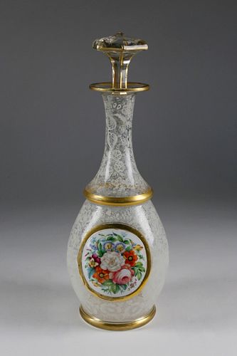 BOHEMIAN ENAMELED CASED AND CLEAR
