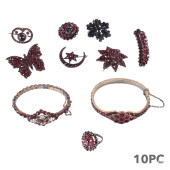 BOHEMIAN GARNET PINS BRACELETS