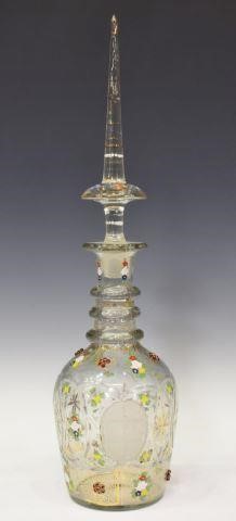 BOHEMIAN GILT & ENAMELED GLASS