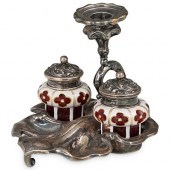 BOHEMIAN GLASS AND STERLING SI