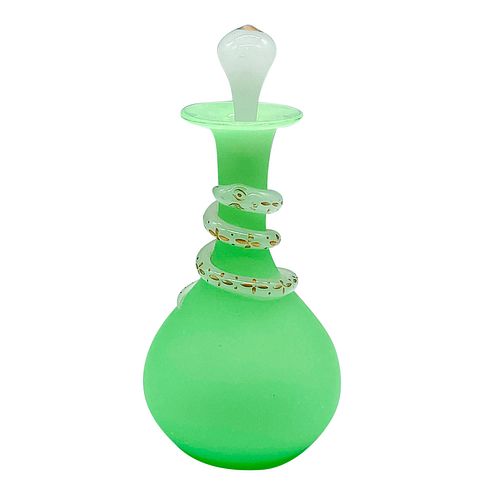 BOHEMIAN GLASS SERPENTINE PERFUME