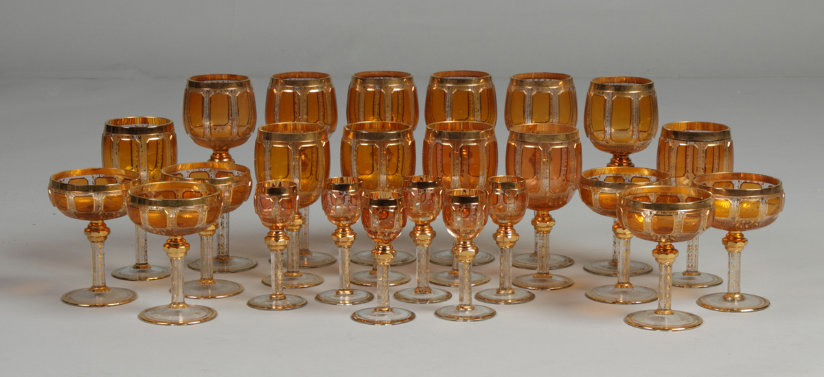 Bohemian Glass Tableware 587.