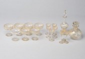 BOHEMIAN GLASSA lot of sevente