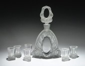 Bohemian Liquour Set Czechoslo