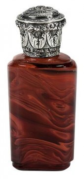 BOHEMIAN LITHYALIN GLASS AND S
