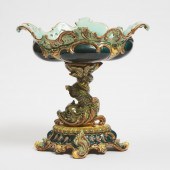 Bohemian Majolica Centrepiece,