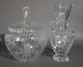 BOHEMIAN MOLDED AND ETCHED CRY