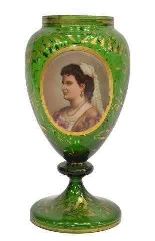 BOHEMIAN MOSER (ATTRIB) GREEN &