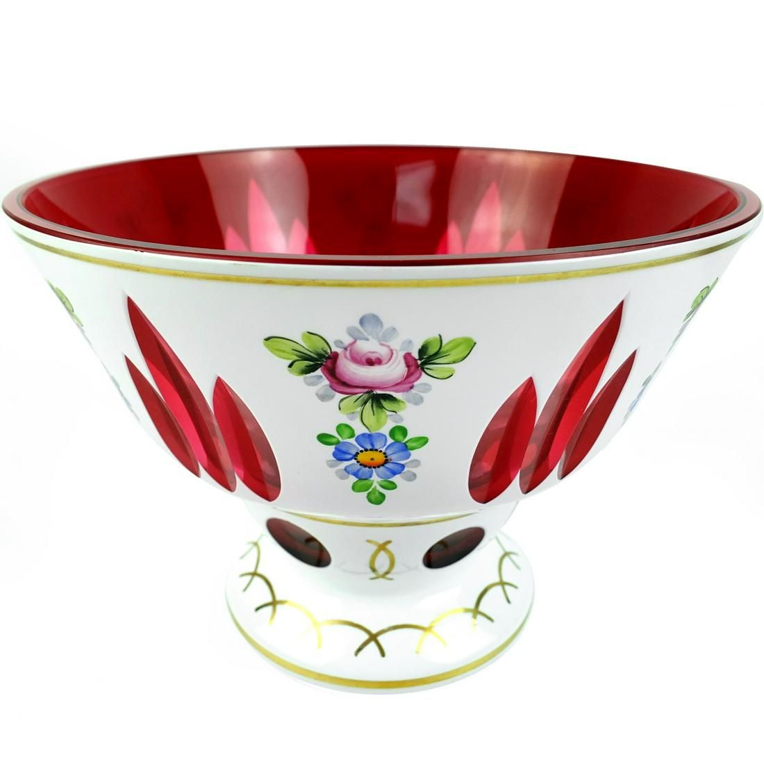 BOHEMIAN PEDESTAL BOWLVintage