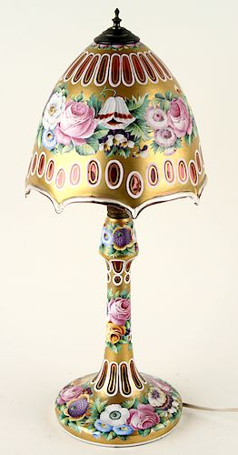 BOHEMIAN POLYCHROME ENAMELED