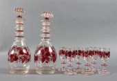 Bohemian ruby stained colorles