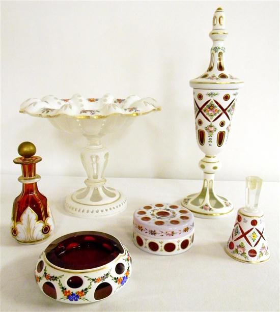 Bohemian/Czeckoslavakian case glass