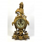"BOHEMIENNE" Gilt Bronze Figur