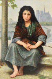 'BOHEMIENNE' PAINTING AFTER W.