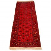 BOHKARA STYLE RUNNER RUG, 9' 4