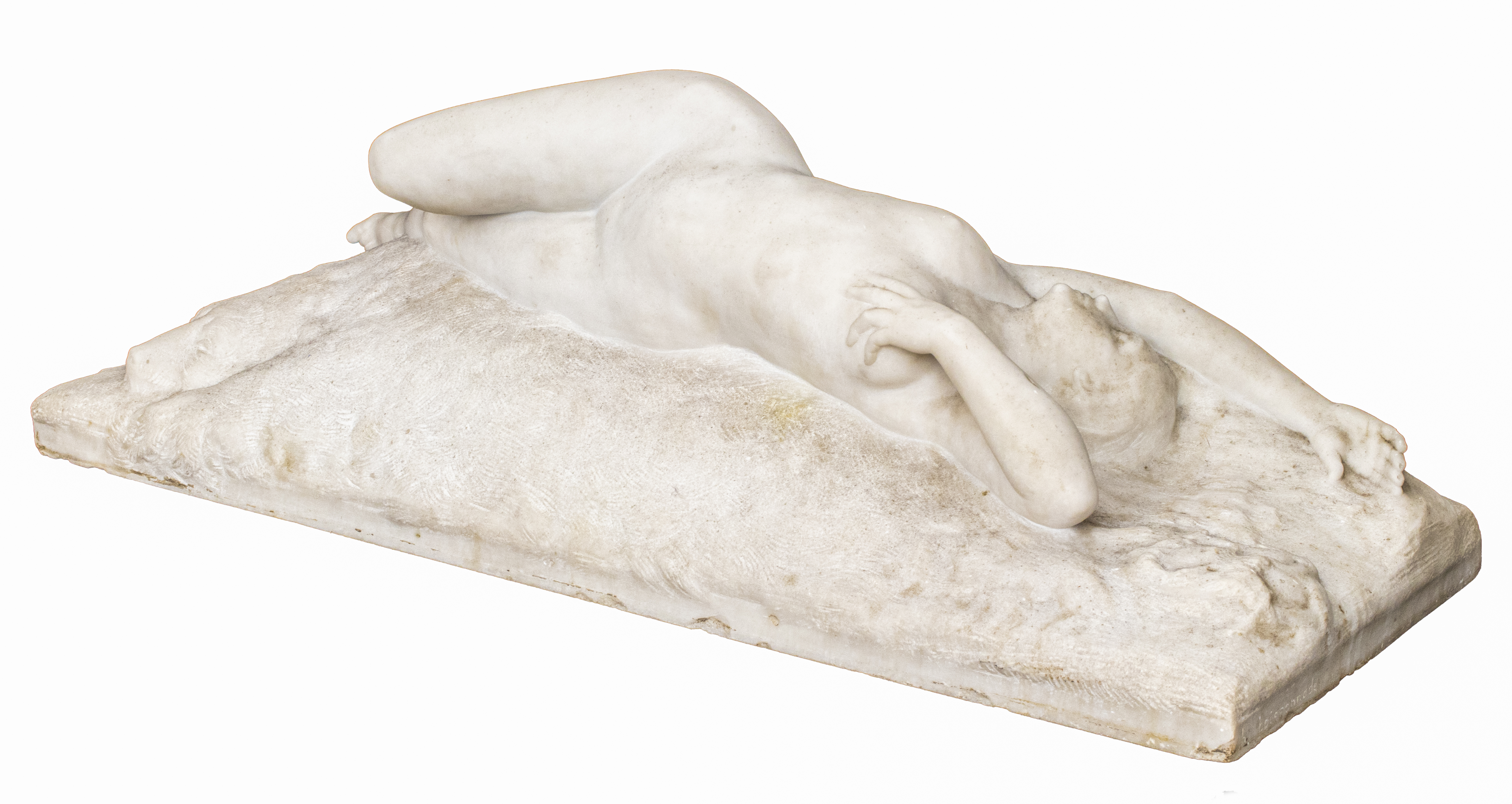 BOISSONNADE ART NOUVEAU MARBLE NUDE