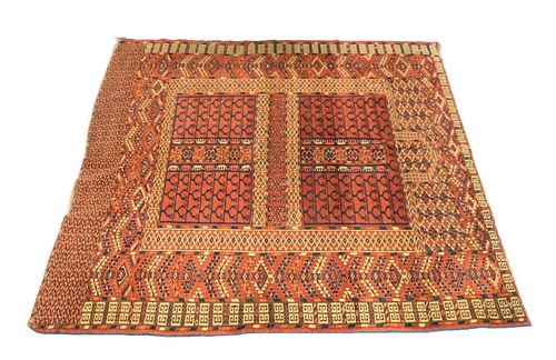 BOKARA ORIENTAL THROW RUG 4' 7" X