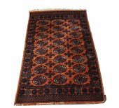 BOKHARA ORANGE RUG 6' 1" X 3'