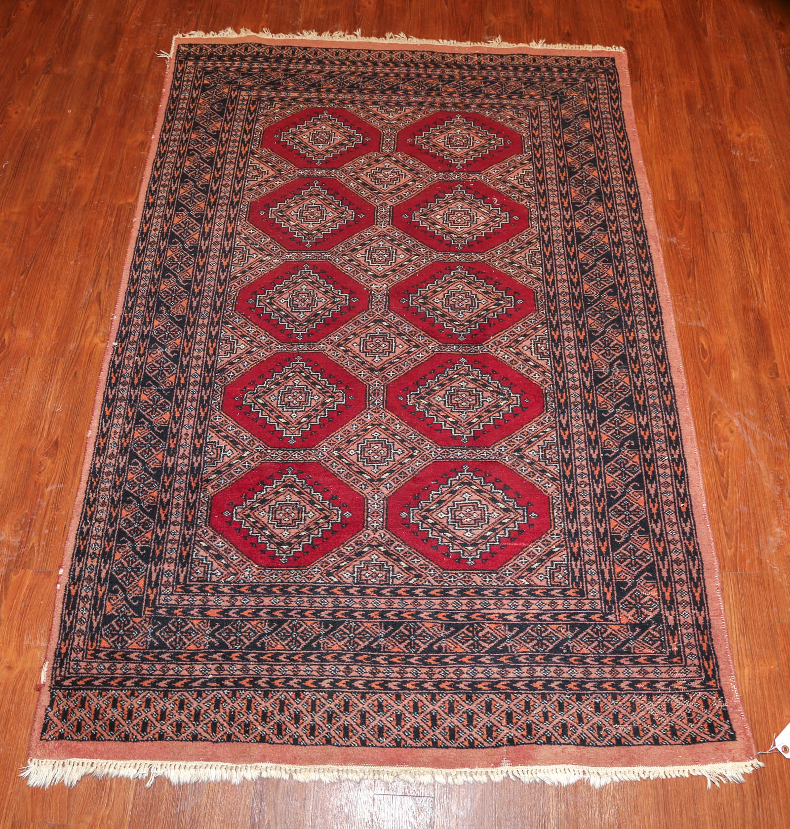 BOKHARA PATTERN RUG, PAKISTAN, 4