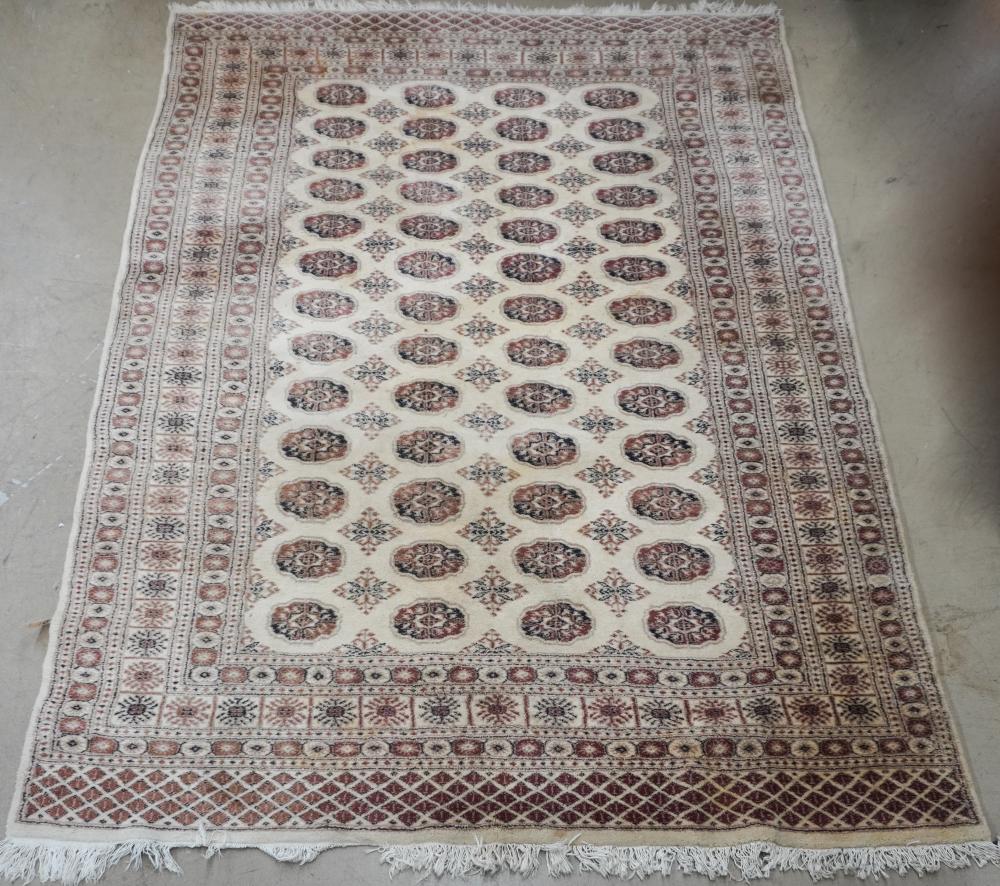 BOKHARA RUG, 10 FT X 6 FT 4
