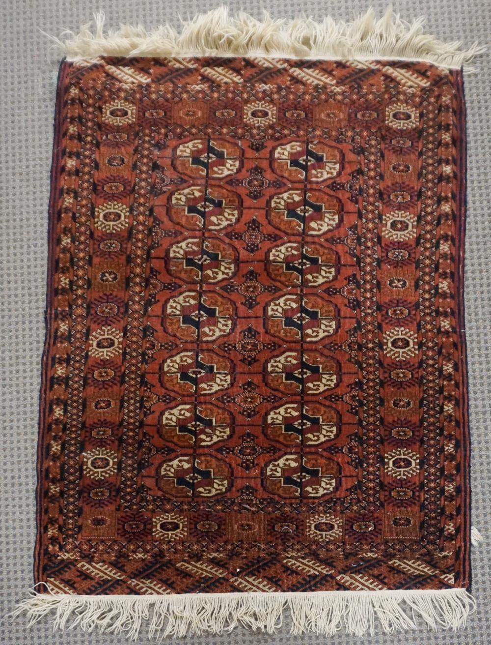 BOKHARA RUG, 4 FT. 2 IN. X 3 FT.