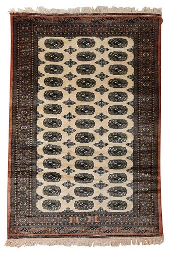 BOKHARA RUG20th century, white