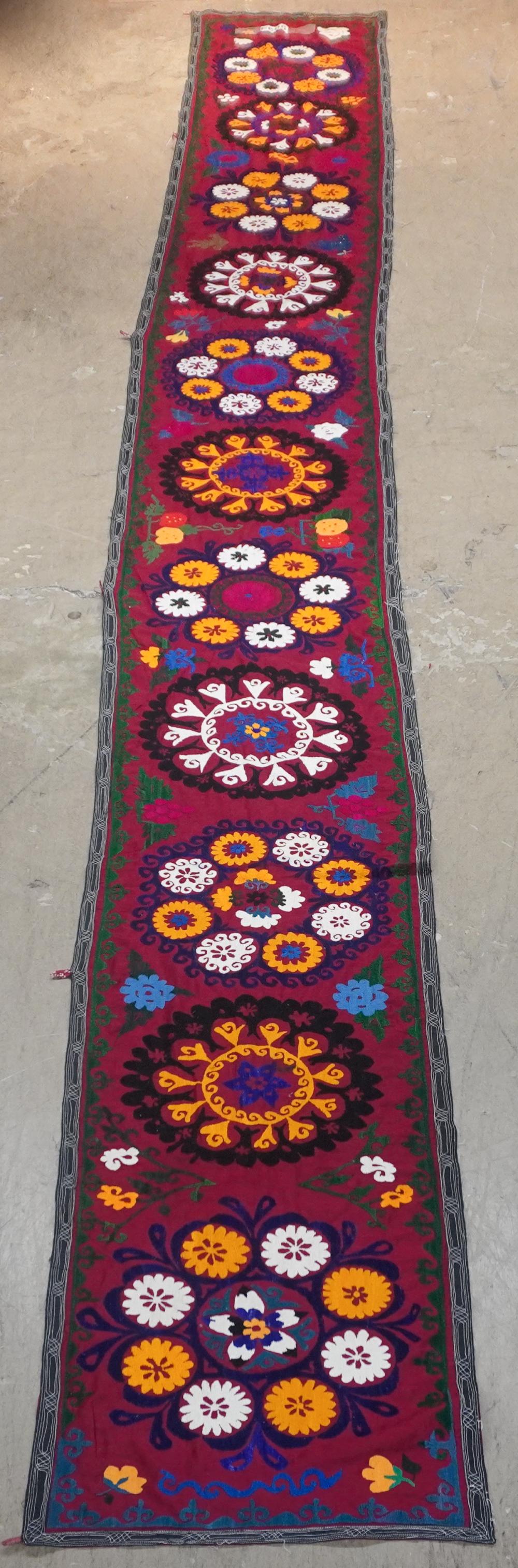 BOKHARA SILK AND COTTON EMBROIDERED