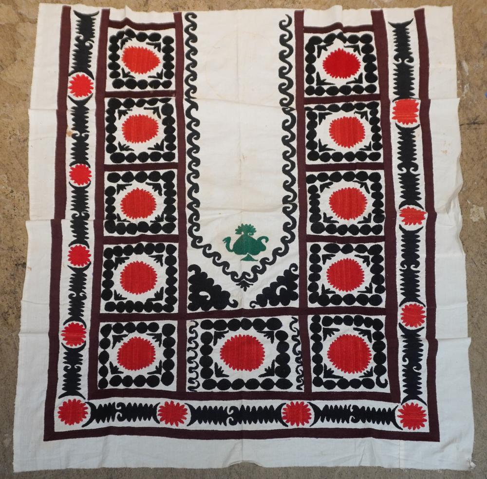 BOKHARA SILK AND COTTON EMBROIDERED