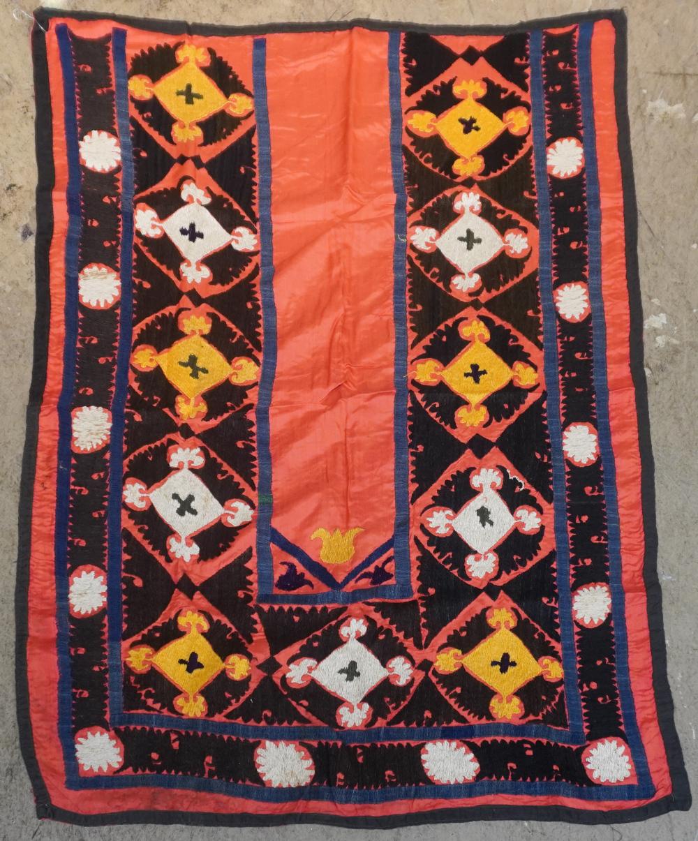 BOKHARA SILK AND COTTON EMBROIDERED