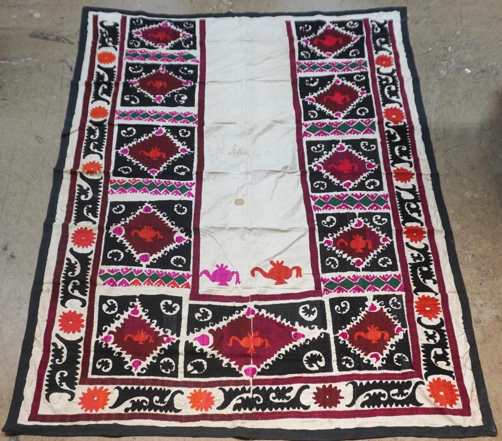 BOKHARA SILK AND COTTON EMBROIDERED