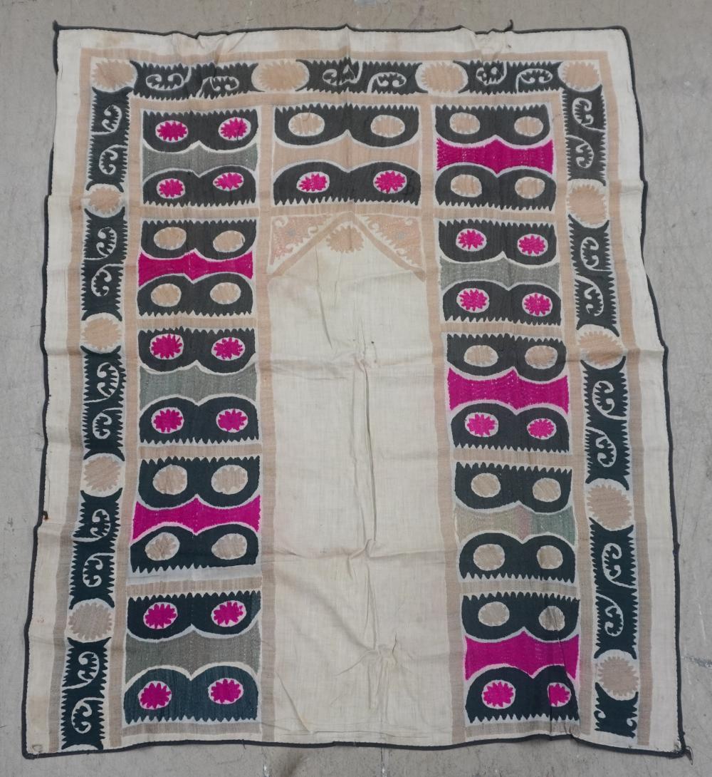 BOKHARA SILK AND COTTON EMBROIDERED