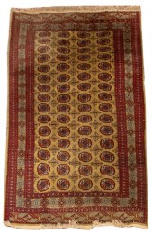 BOKHARA WOOL CARPET, 10' X 6'