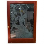 "BOLAE CO." FIGURAL ETCHED GLA