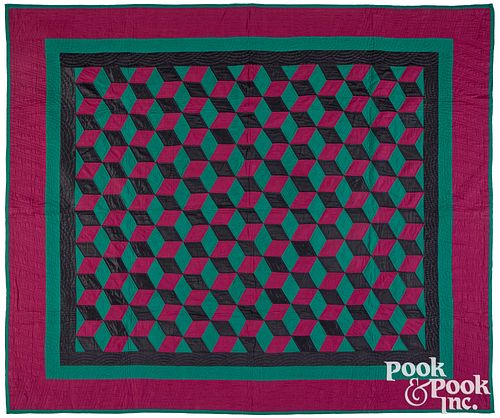 BOLD AMISH TUMBLING BLOCKS