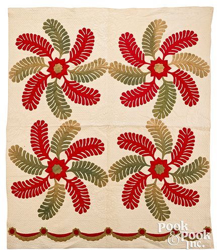 BOLD PRINCESS FEATHER APPLIQUé
