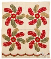 BOLD PRINCESS FEATHER APPLIQUé