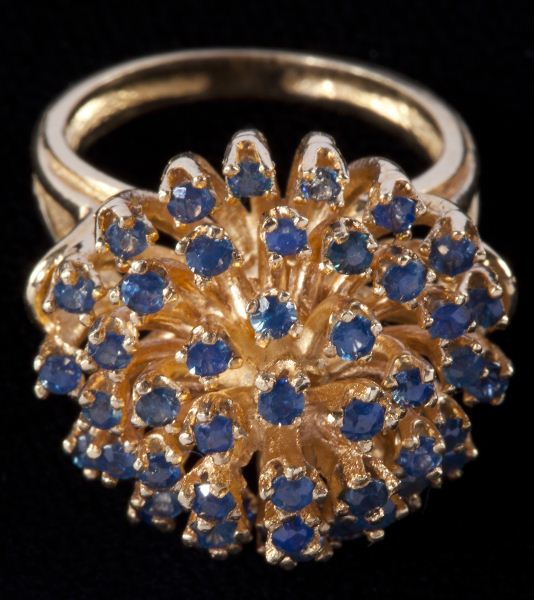 Bold Sapphire Cocktail Ringcirca