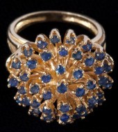 Bold Sapphire Cocktail Ringcir