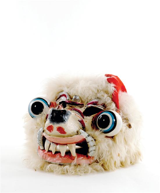 Bolivian Diablada carnival mask mid