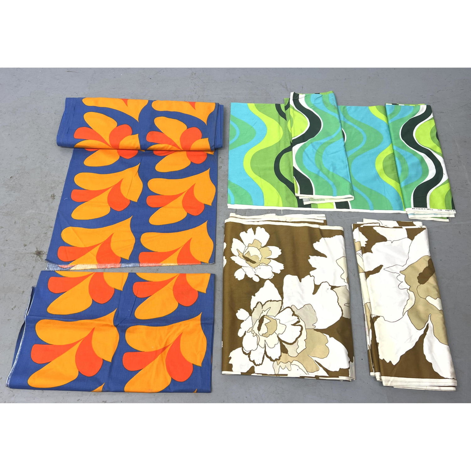 Bolts of Vintage Mod Fabric