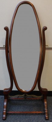 BOMBAY FRUITWOOD CHEVAL MIRROR