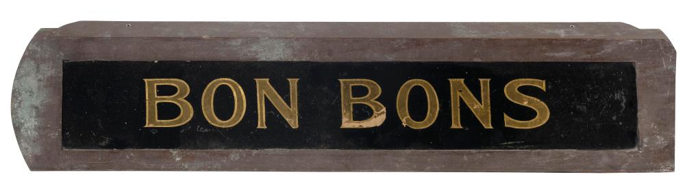 "BON BONS" REVERSE-PAINTED GLASS